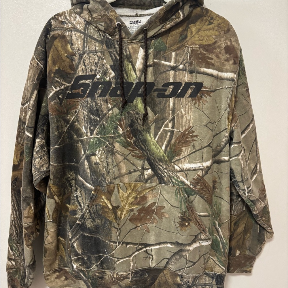 Snap-on Camouflage Hoodie for Men